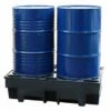 2 Drum Spill Pallet, Recycled Polythene -TANKS DIRECT Sales 2163 2588