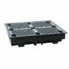 4 Drum Spill Pallet Recycled, Low Profile -TANKS DIRECT Sales 2171 2616