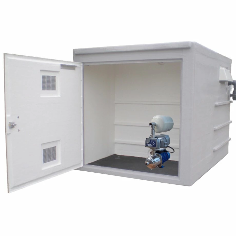 2100 Litre GRP Enclosure With Built In Tank And 80L/min Single Pump 4 2100 Litre GRP Enclosure With Built In Tank And 80L/min Single Pump - Image 2
