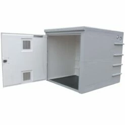 4000 Litre GRP Pump Enclosure With Built In Tank, CAT 5 AB Air Gap