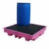4 Drum Low Profile Spill Pallet Inpink -TANKS DIRECT Sales 2477 3301