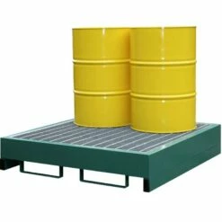 Steel Drum Spill Pallet, E-DP4L -TANKS DIRECT Sales 2702 3570
