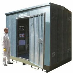 Galvanised Safety Store With Single Door, Economy
