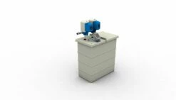 600 Litre GRP Water Tank With A Twin Pump Booster Set