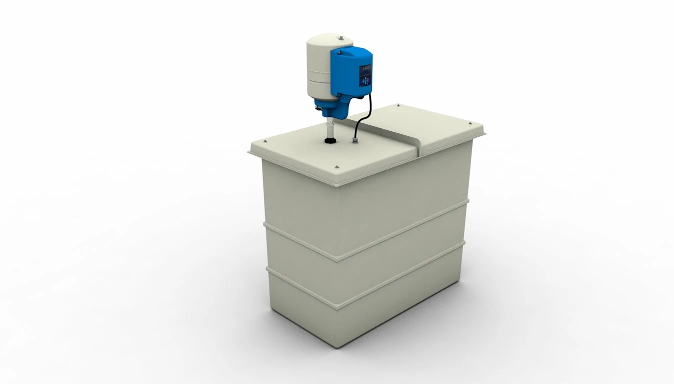 500 Litre GRP Water Tank With A Single Pump Booster Set 3 500 Litre GRP Water Tank With A Single Pump Booster Set