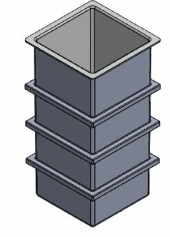 305 Litre Open Top GRP Water Tank