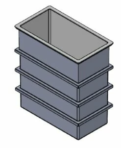 601 Litre Open Top GRP Water Tank