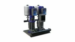3' Twin Variable Speed Vertical Booster Pump Set Mid Curve Duty - 320l/min @ 6.5bar D/A