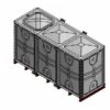 4500 Litre GRP Sectional Water Tank, 3x1x1.5 Internally Flanged Base (IFB) -TANKS DIRECT Sales 36612 18933