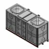 4500 Litre GRP Sectional Water Tank, Internally Flanged Base (IFB) Divided -TANKS DIRECT Sales 38106 19147