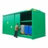 Steel Bunded IBC, Drum Store, DPU64-16, To Hold 64 Drums Or 16 IBC's, -TANKS DIRECT Sales 39652 19346