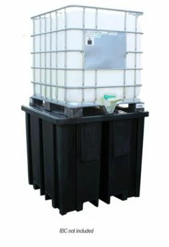 Recycled Polyethylene IBC Spill Pallet With FLT Access