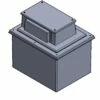 570 Litres Type AB Air Gap GRP Water Tank - One Piece Insulated, Cat 5 -TANKS DIRECT Sales 42059 19941