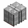 10000 Litre GRP Sectional Water Tank, 2.5x2x2 Internally Flanged Base (IFB) -TANKS DIRECT Sales 4212 18968