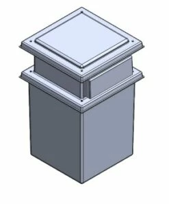 338 Litre Type AB Air GapGRP Water Tank - One Piece Insulated, Cat 5