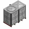 3000 Litre GRP Sectional Water Tank, 2x1x1.5 Internally Flanged Base (IFB) -TANKS DIRECT Sales 4213 18896