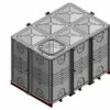 12000 Litre GRP Sectional Water Tank, 3x2x2 Internally Flanged Base (IFB) -TANKS DIRECT Sales 4219 18973