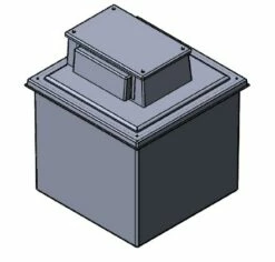 1000 Litre Type AB Air Gap GRP Water Tank, Insulated, Cat 5