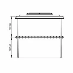 1000 Litre GRP Water Tank - Two Piece With Insulation -TANKS DIRECT Sales 4243 6535