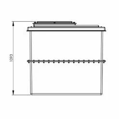 1000 Litre GRP Water Tank - Two Piece With Insulation -TANKS DIRECT Sales 4243 6540