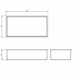 1002 Litre Open Top GRP Water Tank -TANKS DIRECT Sales 4248 6552