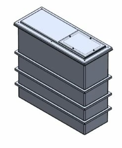 1125 Litre GRP Water Tank, Insulated
