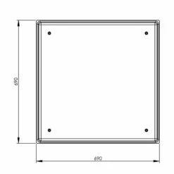 125 Litre GRP Water Tank, Insulated -TANKS DIRECT Sales 4288 6705
