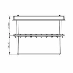 125 Litre GRP Water Tank - Two Piece Insulated -TANKS DIRECT Sales 4289 6709