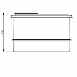 1500 Litre GRP Water Tank, Insulated -TANKS DIRECT Sales 4309 6795