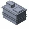 1500 Litre Type AB Air Gap GRP Water Tank - Two Piece Insulated, Cat 5 -TANKS DIRECT Sales 4314 6830