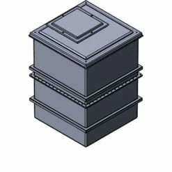 1501 Litre GRP Water Tank - Two Piece Insulated