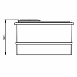 1590 Litre GRP Water Tank, Insulated -TANKS DIRECT Sales 4330 6897