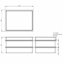 1590 Litre Open Top GRP Water Tank -TANKS DIRECT Sales 4339 6942
