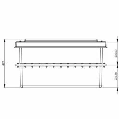 160 Litre GRP Water Tank - Two Piece Insulated -TANKS DIRECT Sales 4342 6957
