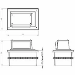 160 Litre Type AB Air GapGRP Water Tank - Two Piece Insulated, Cat 5 -TANKS DIRECT Sales 4343 6963