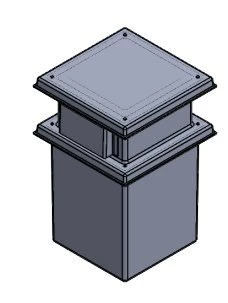 187 Litre Type AB Air Gap GRP Water Tank, Insulated