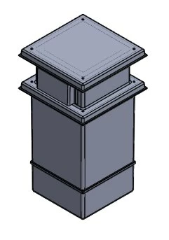 251 Litre Type AB Air Gap GRP Water Tank, Insulated, Cat 5