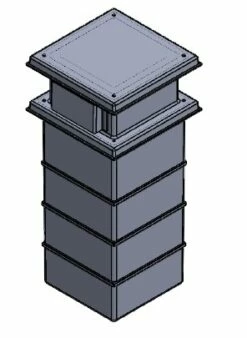 305 Litre Type AB Air GapGRP Water Tank - One Piece Insulated, Cat 5