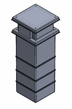 375 Litre Type AB Air GapGRP Water Tank - One Piece Insulated, Cat 5