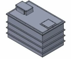 5625 Litre Type AB Air Gap GRP Water Tank, Insulated