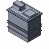 2250 Litre Type AB Air Gap GRP Water Tank - Two Piece Insulated, Cat 5 -TANKS DIRECT Sales 4391 7165