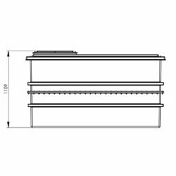 2272 Litre GRP Water Tank - Two Piece Insulated -TANKS DIRECT Sales 4400 7207