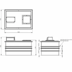 2272 Litre Type AB Air Gap GRP Water Tank - Two Piece Insulated, Cat 5 13 2272 Litre Type AB Air Gap GRP Water Tank - Two Piece Insulated, Cat 5 -TANKS DIRECT Sales 4401 7213