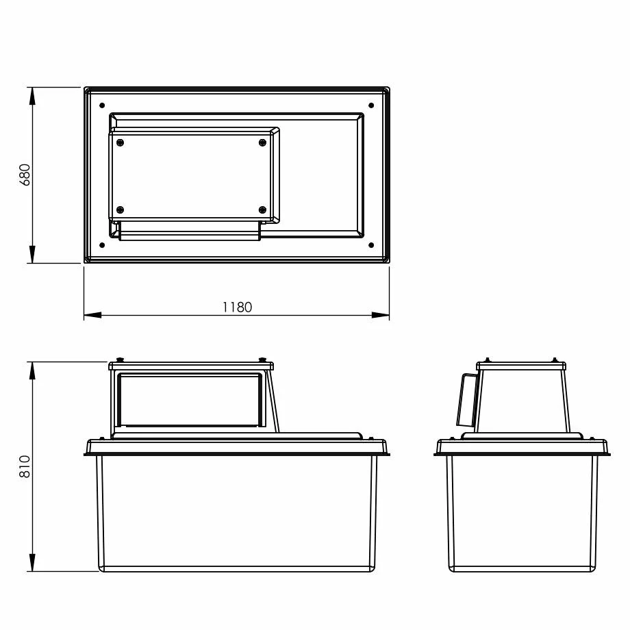 250 Litre Type AB Air Gap GRP Water Tank, Insulated, Cat 5 8 250 Litre Type AB Air Gap GRP Water Tank, Insulated, Cat 5 - Image 6