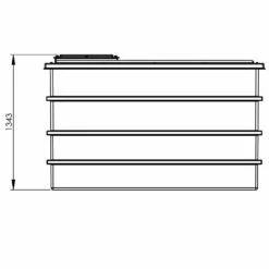 2500 Litres GRP Water Tank, Insulated -TANKS DIRECT Sales 4420 7307
