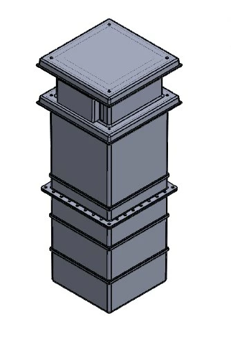 375 Litre Type AB Air GapGRP Water Tank - Two Piece Insulated, Cat 5 3 375 Litre Type AB Air GapGRP Water Tank - Two Piece Insulated, Cat 5