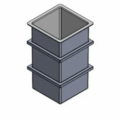 252 Litre Open Top GRP Water Tank