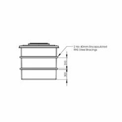 3000 Litre GRP Water Tank, Insulated -TANKS DIRECT Sales 4446 7418