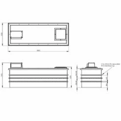 3000 Litres Type AB Air Gap GRP Water Tank - Two Piece Insulated, Cat 5 -TANKS DIRECT Sales 4450 7447
