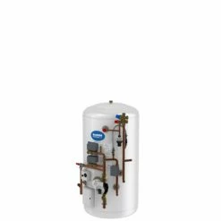 Kingspan Range Tribune HE 150 Litres Unvented Vertical Pre-Plumbed Indirect Hot Water Cylinder